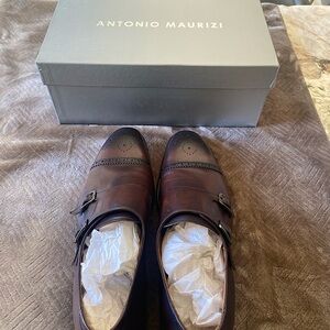 NEW Antonio Maurizi Double Monk Men’s Shoed